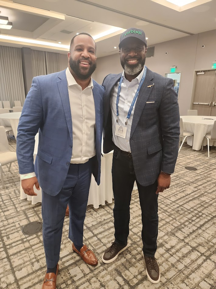 Jonathan Mondesir at a speaking engagement